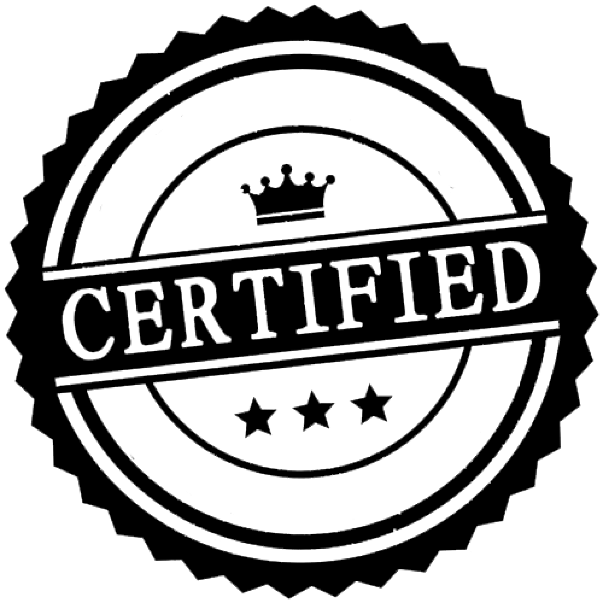 Recommended and certified in English